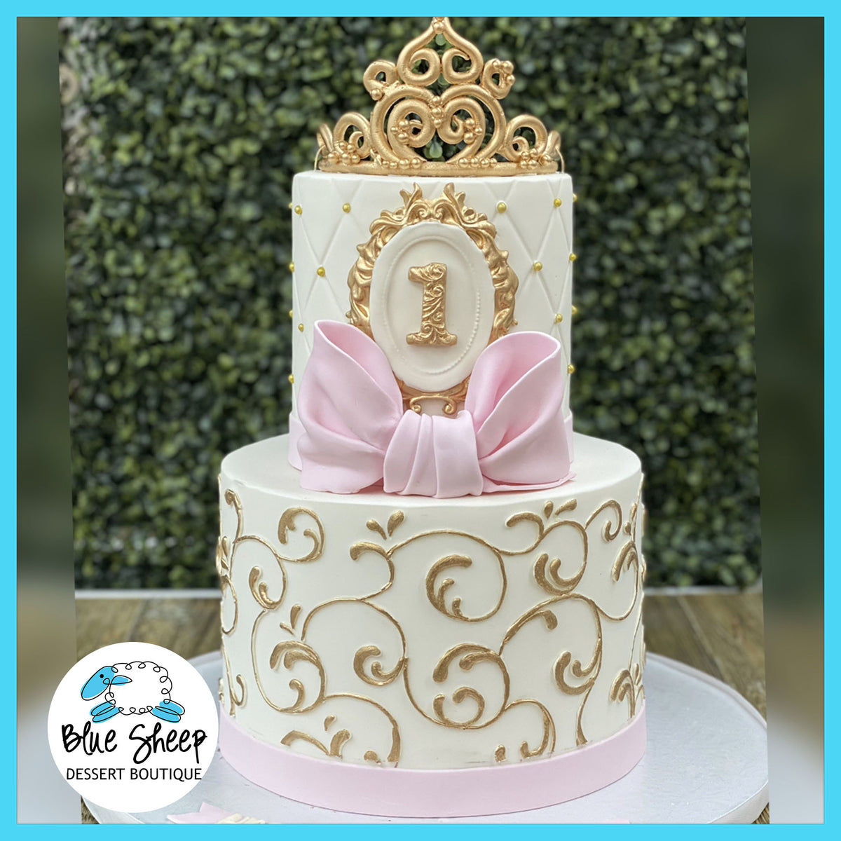 1st Birthday Princess Cake – Blue Sheep Bake Shop