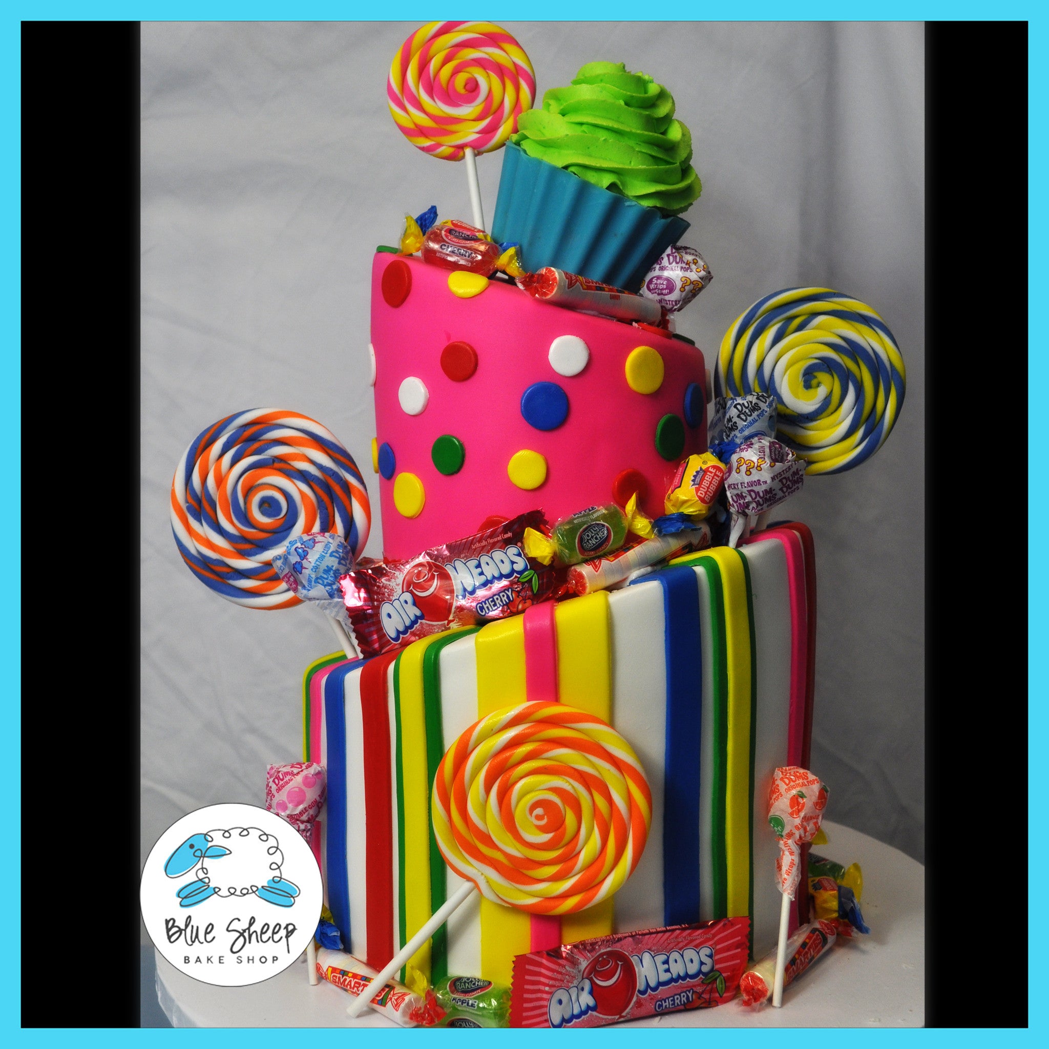 Candyland Birthday Cake Topper – Blue Sheep Bake Shop