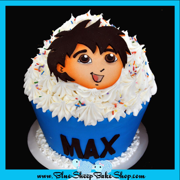 Diego giant cupcake birthday custom cakes nj