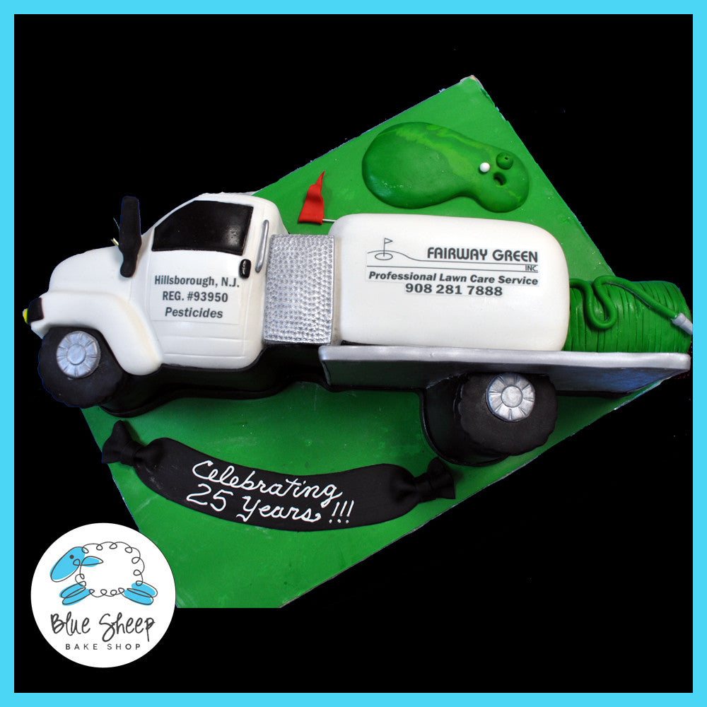 truck anniversary cake