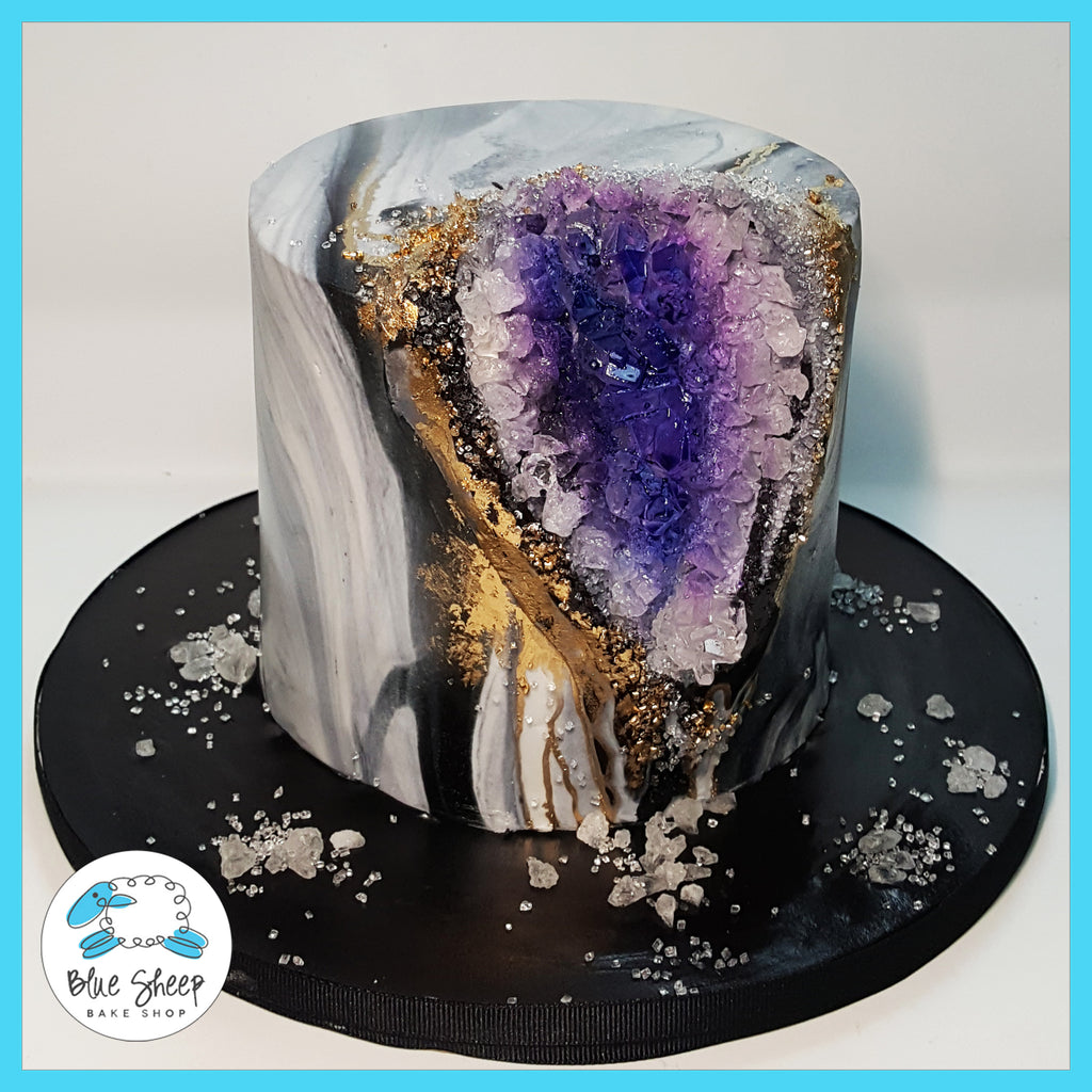 Geode rock candy cake nj best bakery best cakes nj