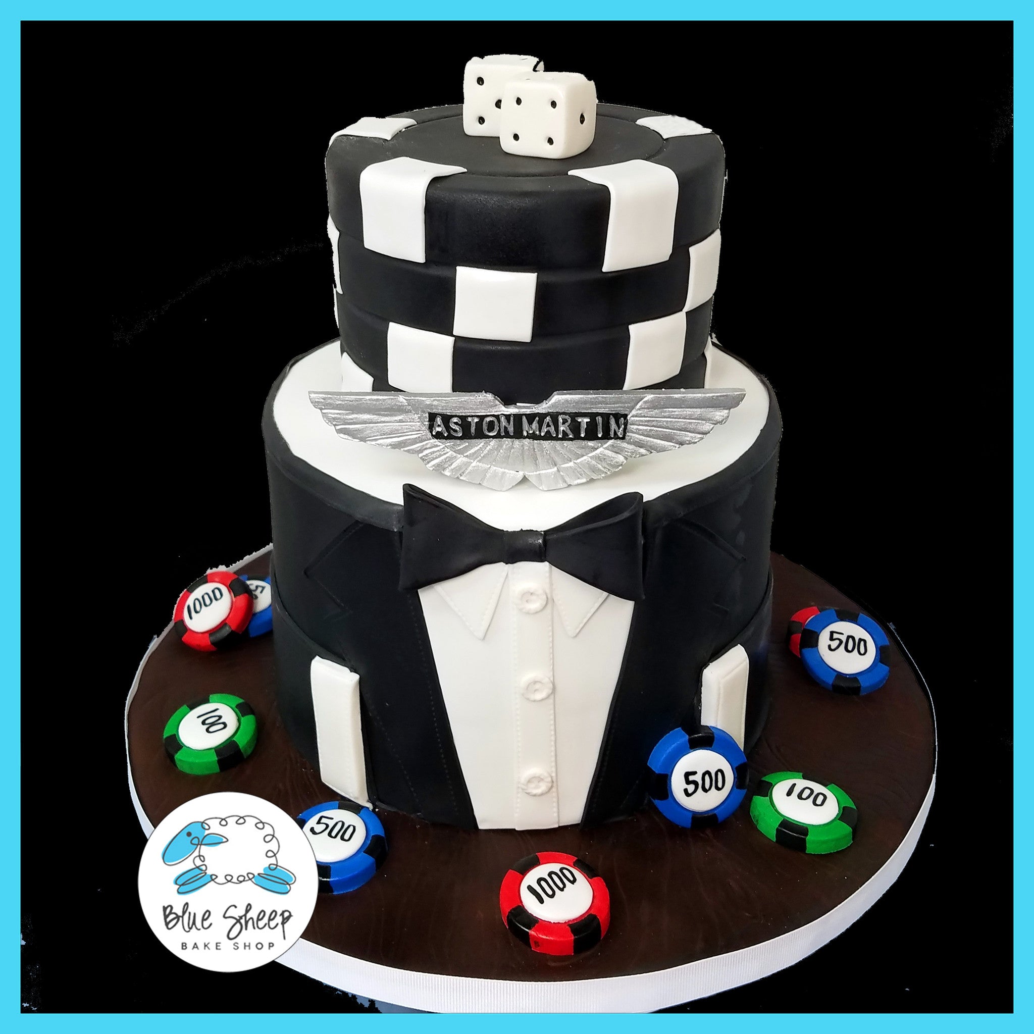 James Bond 007 cake | James bond cake, Cake, Casino cakes