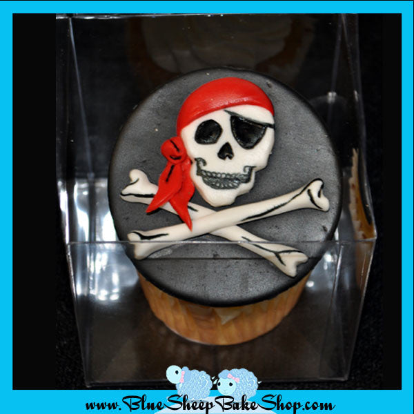 Pirate Jumbo Birthday cake cupcake - Blue Sheep Bake Shop Custom Specialty Cakes NJ