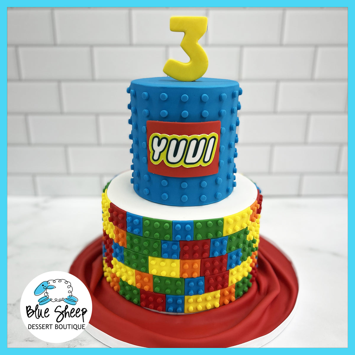 Legoland Birthday Cake – Blue Sheep Bake Shop